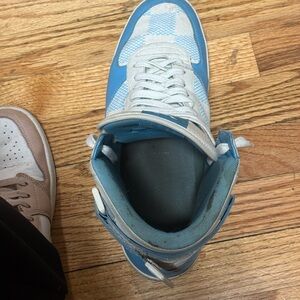 Louis Vuitton Kids Blue and White Sneakers